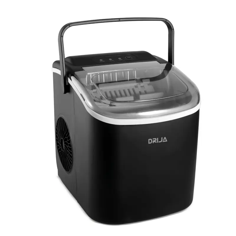 FABRICADOR DE HIELO DRIJA COLOR NEGRO FH12BLACK (ICEMAKER)